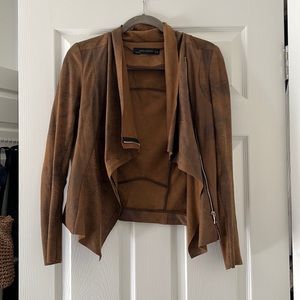 Zara vegan leather jacket